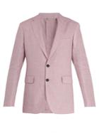 Burberry Soho Single-breasted Linen Jacket