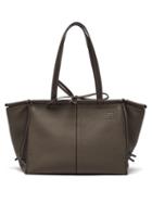Matchesfashion.com Loewe - Cushion Large Leather Tote Bag - Womens - Dark Grey