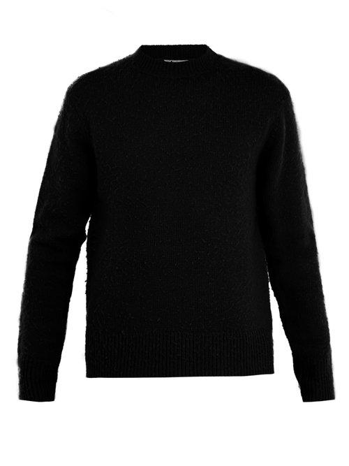 Matchesfashion.com Acne Studios - Peele Wool Blend Sweater - Mens - Black