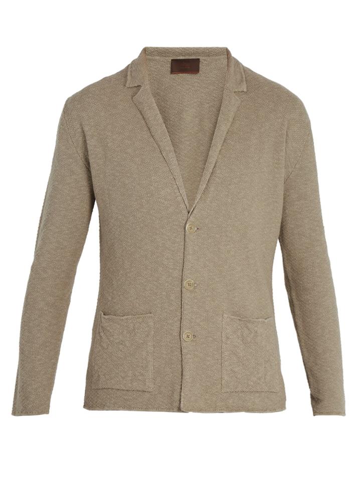 Altea Linen And Cotton-blend Cardigan