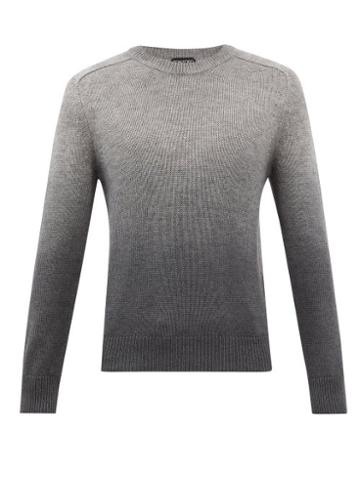 Tom Ford - Dip-dyed Cashmere-blend Sweater - Mens - Grey