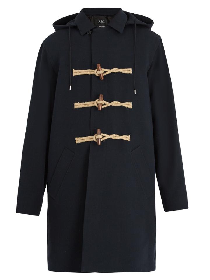 A.p.c. Poete Detachable-hood Drill Coat