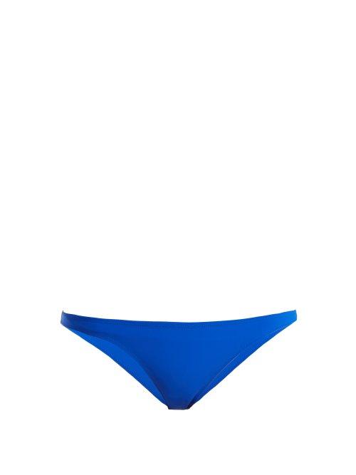 Matchesfashion.com Rochelle Sara - The Mercer Bikini Briefs - Womens - Blue