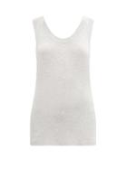 Matchesfashion.com Norma Kamali - Racerback Modal-blend Tank Top - Womens - Light Grey