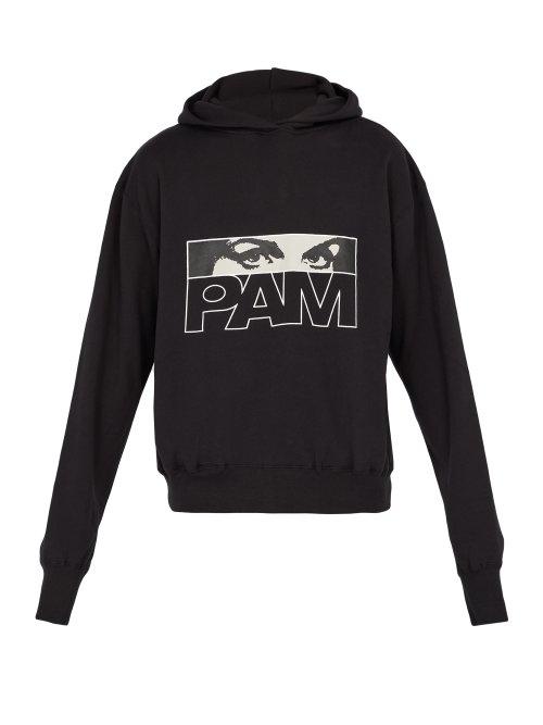Matchesfashion.com P.a.m. - Maiden Logo Hooded Sweatshirt - Mens - Black