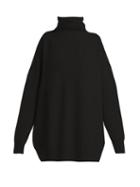Matchesfashion.com Raey - Ribbed Roll Neck Merino Wool Sweater - Womens - Black