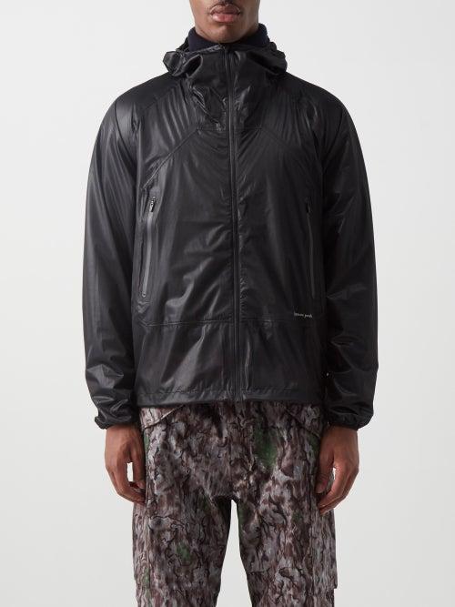 Snow Peak - Hooded Shell Rain Jacket - Mens - Black