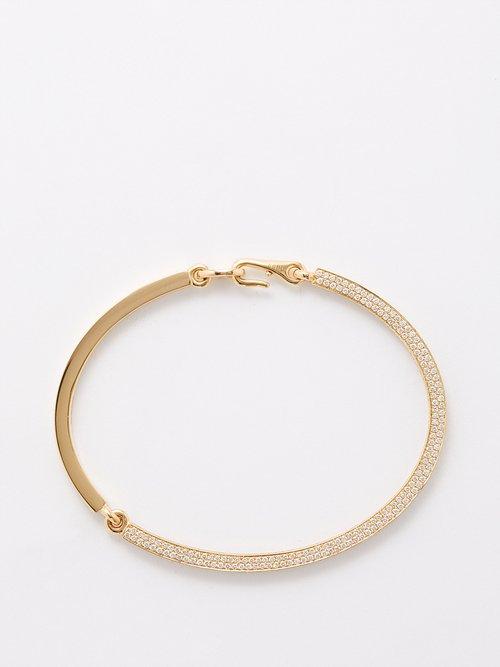 Maor - Aphelion Diamond & 18kt Gold Bracelet - Mens - Yellow Gold