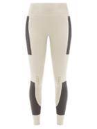 Matchesfashion.com Adidas By Stella Mccartney - Support Core High-rise Leggings - Womens - Black Beige