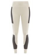 Matchesfashion.com Adidas By Stella Mccartney - Support Core High-rise Leggings - Womens - Black Beige