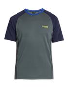 Fendi Tri-colour Technical-jersey T-shirt