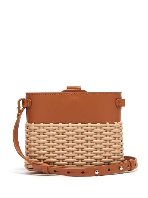 Matchesfashion.com Nico Giani - Frerea Woven Leather Cross Body Bag - Womens - Tan Multi