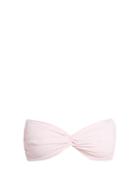 Matchesfashion.com Mara Hoffman - Chey Bandeau Bikini Top - Womens - Pink