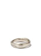 Matchesfashion.com Completedworks - Deflated Platinum-plated Sterling-silver Ring - Mens - Silver