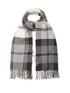 Begg & Co. Vale Float Tartan Wool And Cashmere-blend Scarf