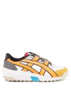 Matchesfashion.com Asics - Big Logo Leather And Suede Trainers - Mens - White Multi