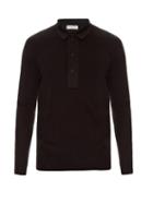 Balenciaga Layered Cotton-knit Polo Shirt
