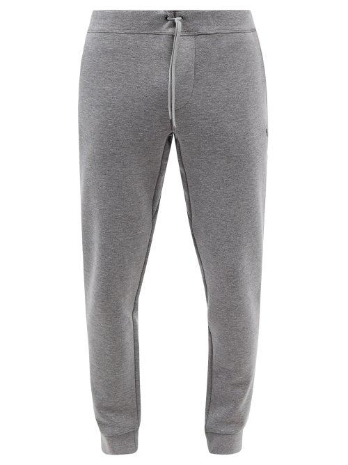 Polo Ralph Lauren - Logo-embroidered Jersey Track Pants - Mens - Dark Grey