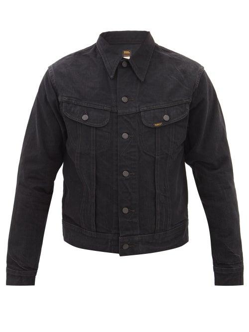 Rrl - Denim Trucker Jacket - Mens - Black