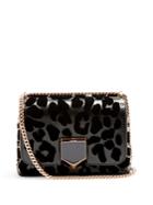 Jimmy Choo Lockett Petite Leopard-print Leather Shoulder Bag