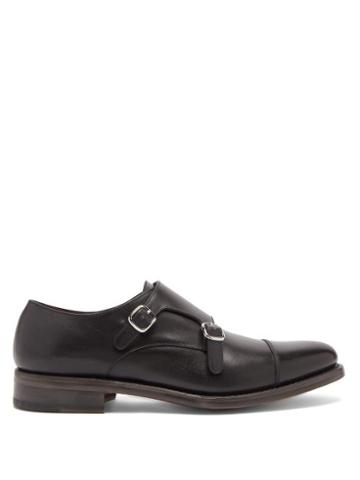 Matchesfashion.com O'keeffe - Bristol Double Monk-strap Leather Shoes - Mens - Black
