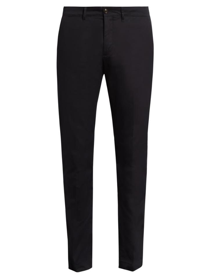 Moncler Slim-leg Cotton-blend Trousers