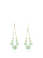 Matchesfashion.com Fernando Jorge - Gravity Diamond, Chrysoprase & 18kt Gold Earrings - Womens - Light Green