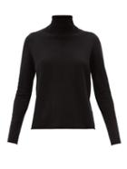 Matchesfashion.com Allude - Roll-neck Cashmere Sweater - Womens - Black