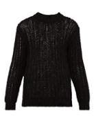 Matchesfashion.com Calvin Klein 205w39nyc - Loose Knit Cotton Sweater - Mens - Black