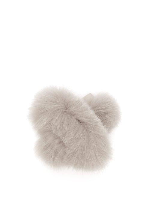 Matchesfashion.com S Max Mara - Susanna Cuffs - Womens - Light Grey