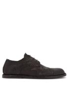 Matchesfashion.com Ann Demeulemeester - Woven Leather Derby Shoes - Mens - Black