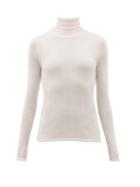 Matchesfashion.com Gabriela Hearst - Costa Roll-neck Cashmere-blend Sweater - Womens - Light Pink