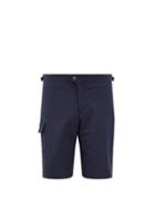 Caf Du Cycliste - Virginie Technical-jersey Shorts - Mens - Navy