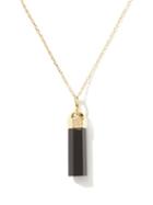 Matchesfashion.com Luis Morais - Bolt Onyx & 14kt Gold Pendant Necklace - Mens - Black