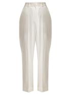 Matchesfashion.com Racil - Starman Side Stripe Crepe Trousers - Womens - Ivory