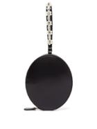 Matchesfashion.com Simone Rocha - Faux-pearl-embellished Leather Wristlet Clutch - Womens - Black