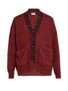 Aries Logo-intarsia Cardigan