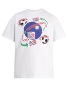 Matchesfashion.com Vetements - Football Print Cotton T Shirt - Mens - White Multi