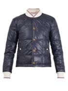 Thom Browne Contrast-trim Down-padded Jacket