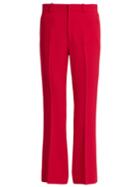 Gucci High-rise Flared Cropped Stretch-cady Trousers