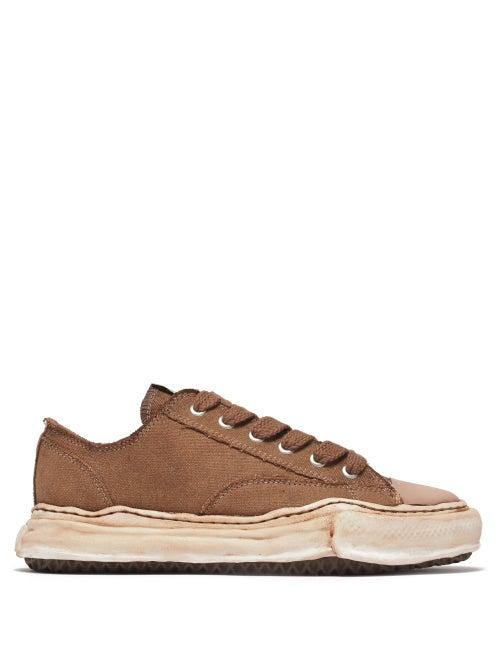 Matchesfashion.com Mihara Yasuhiro - Peterson Canvas Low-top Trainers - Mens - Brown