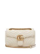 Matchesfashion.com Gucci - Gg Marmont Small Quilted-leather Cross-body Bag - Womens - White