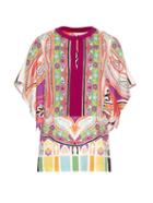 Etro Paisley And Floral-print Silk-blend Blouse