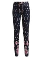 Matchesfashion.com The Upside - Woodstock Paisley Print Performance Leggings - Womens - Blue Multi