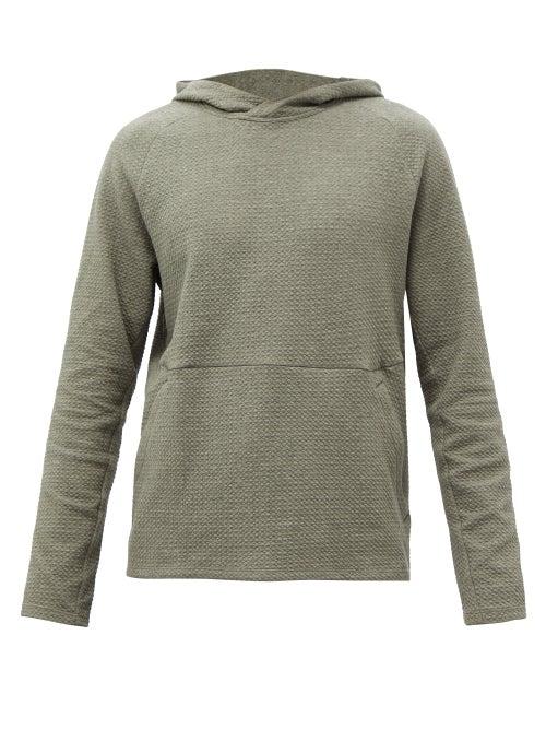 Lululemon - At Ease Cotton-blend Jersey Hooded Sweatshirt - Mens - Grey