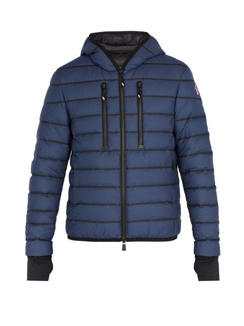 Matchesfashion.com Moncler Grenoble - Emerald Quilted Ripstop Jacket - Mens - Blue