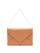 Matchesfashion.com The Row - Envelope Leather Clutch - Womens - Coral