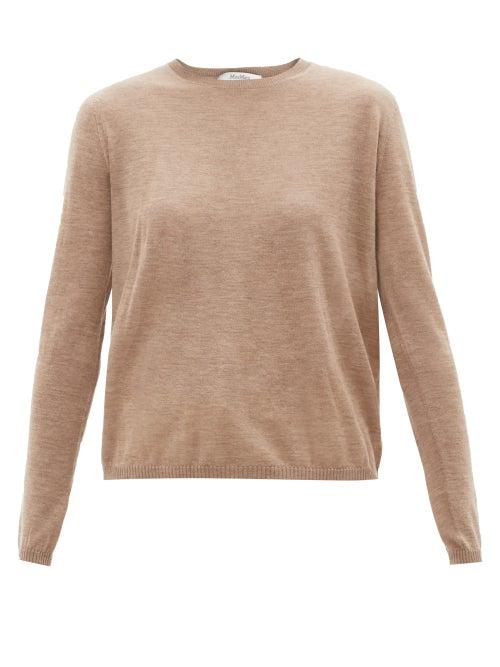 Ladies Rtw Max Mara - Marmo Sweater - Womens - Brown