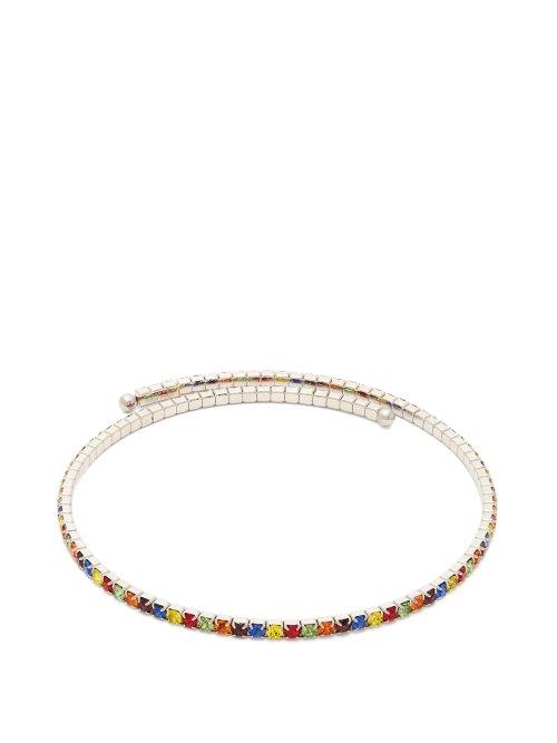 Matchesfashion.com Miu Miu - Crystal Embellished Choker - Womens - Multi