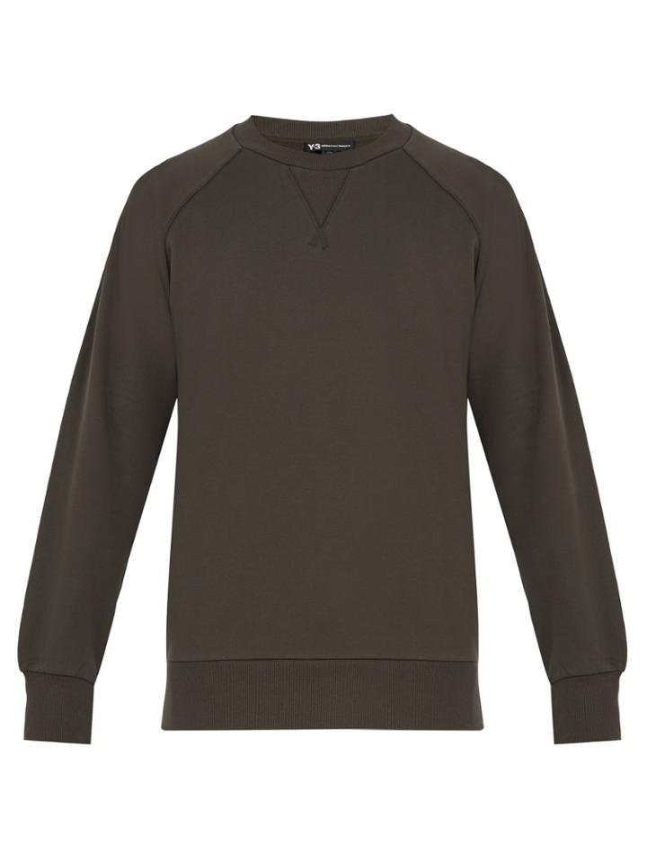 Y-3 Logo-print Cotton-blend Sweatshirt